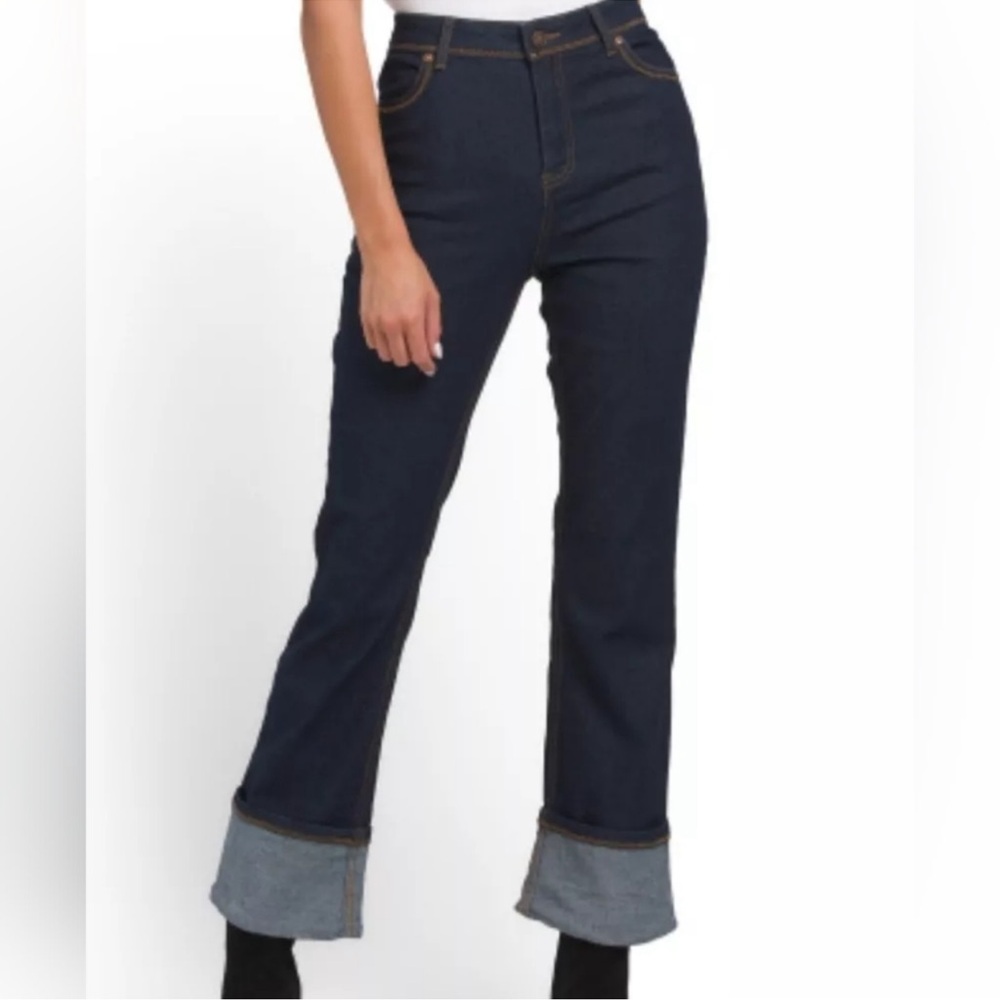 House of Harlow Cuffed Denim Jeans